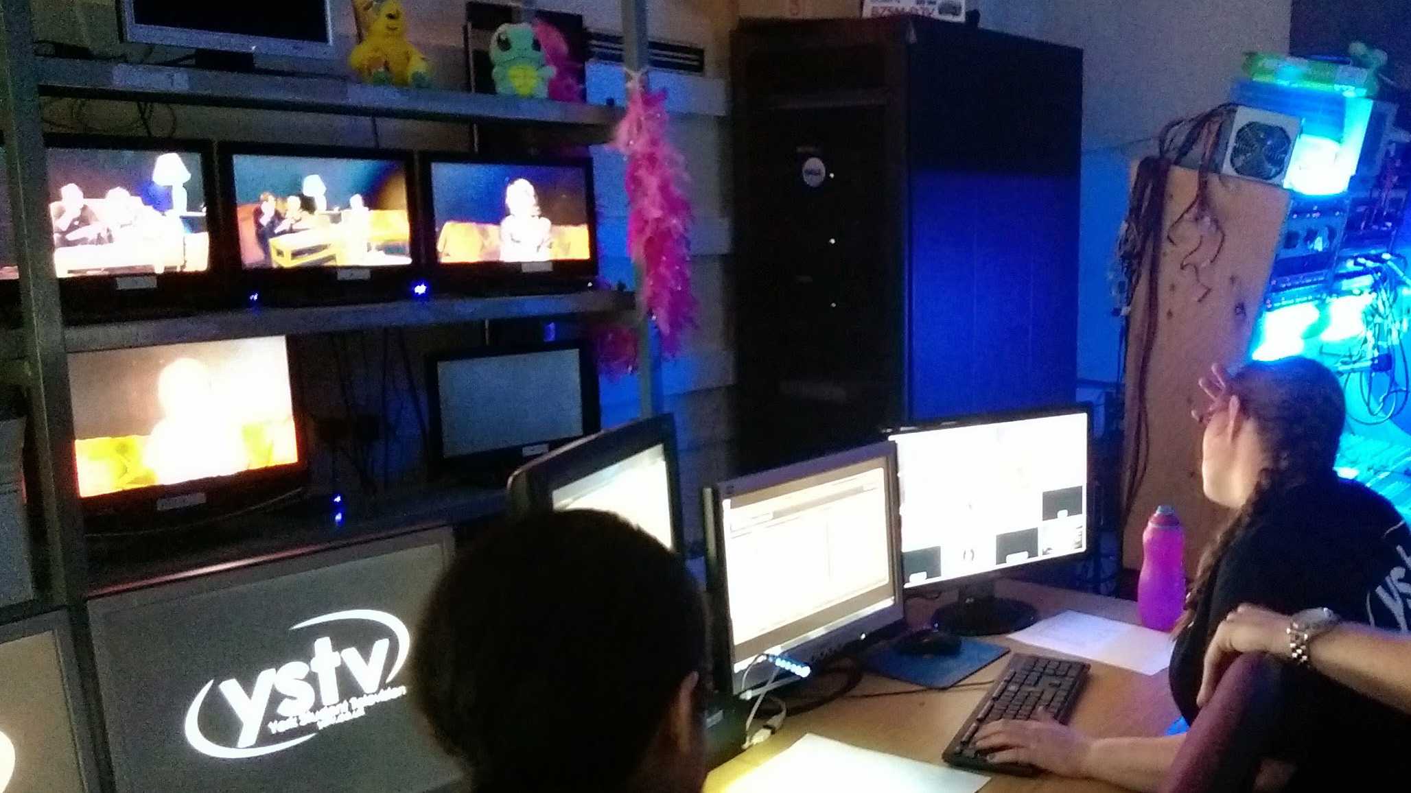 Photo of the upgraded gallery during a broadcast